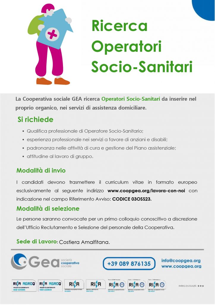 Ricerca Operatori Socio-Sanitari